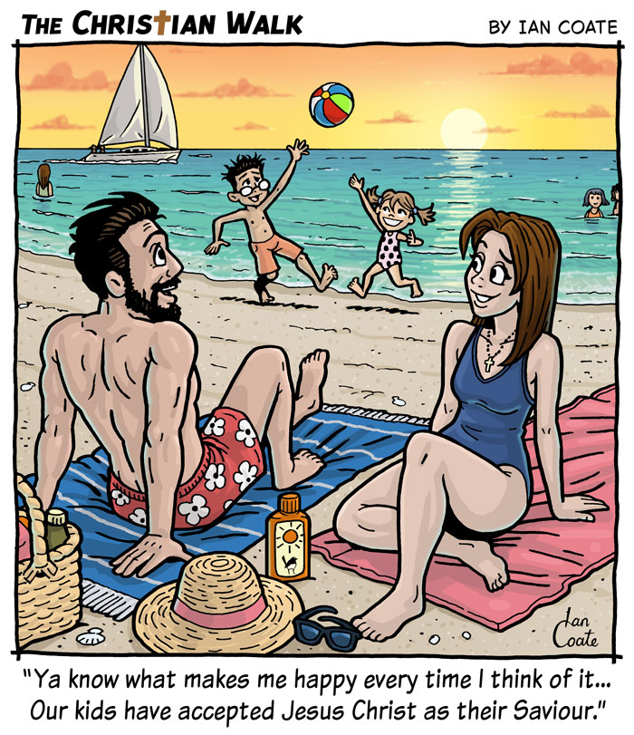 The Christian Walk by Ian Coate Cartoon 15 
